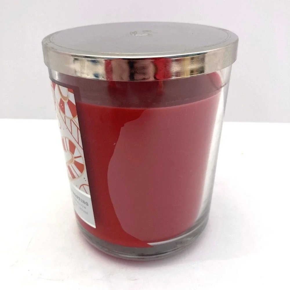 Hallmark Peppermint Frosting‎ Candle 16 Oz. 3 Wick Soy Wax New Christmas Holiday